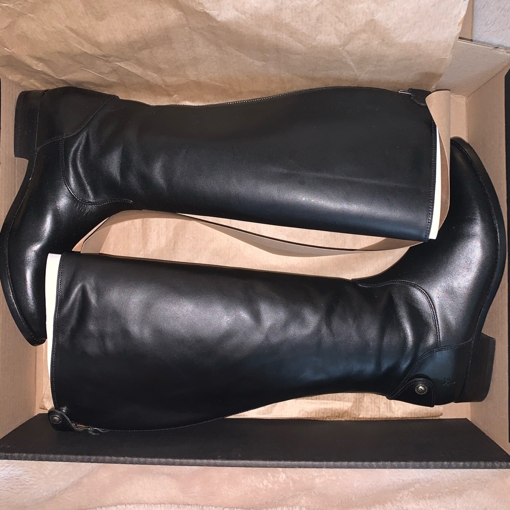 Frye 🍁NIB🍁Extended Calf Melissa Button Back ZIP - Picture 10 of 15